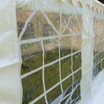 2m Gala Tent Marquee Window Sidewall (PVC) - Pair